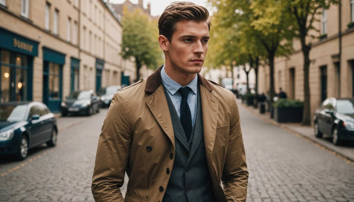 Le style homme inspiré : Pardessus Burberry, blazer Perfecto et vestes Barbour