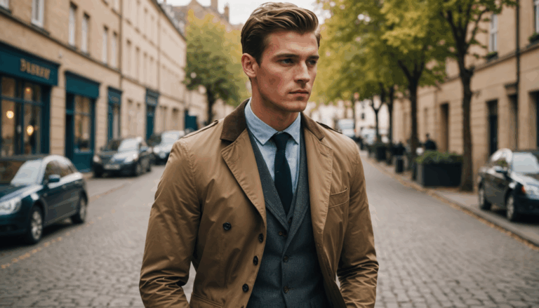 Le style homme inspiré : Pardessus Burberry, blazer Perfecto et vestes Barbour