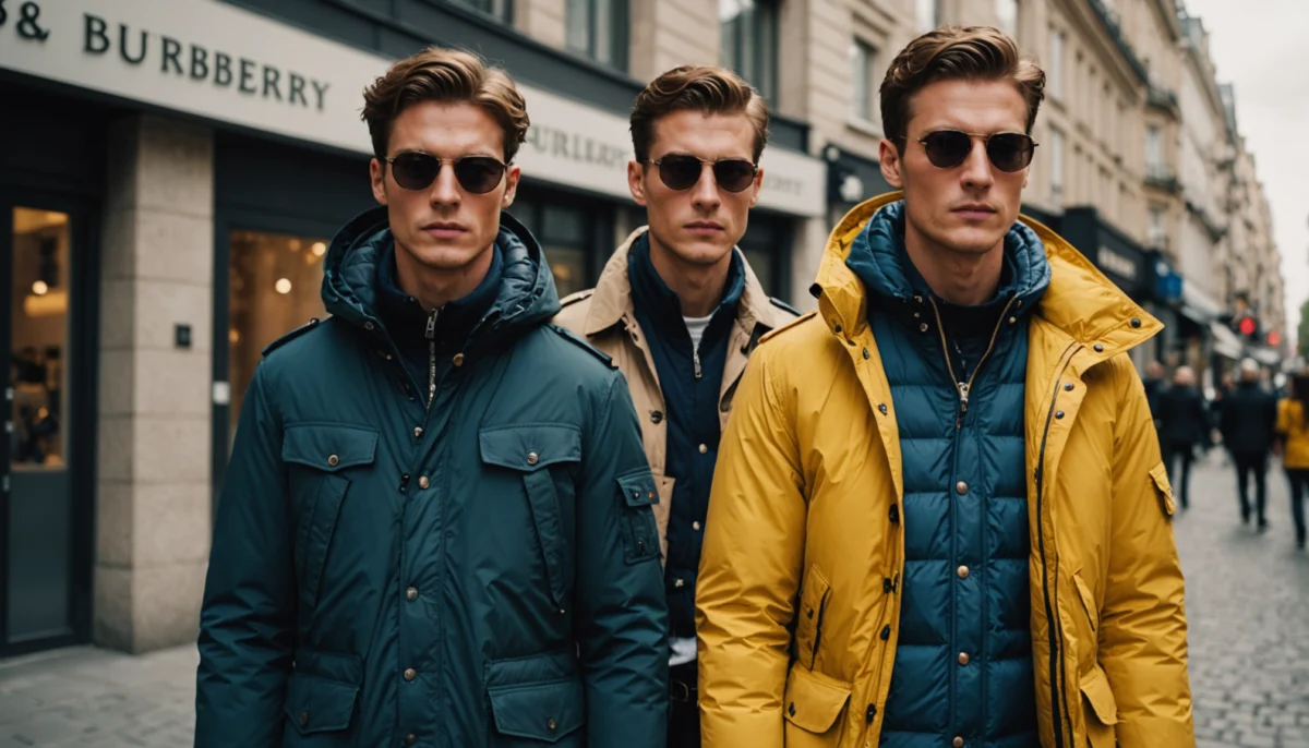 Style Homme 2025 : Manteaux Burberry, Blousons Schott & Doudounes Moncler pour un look urbain et japonais